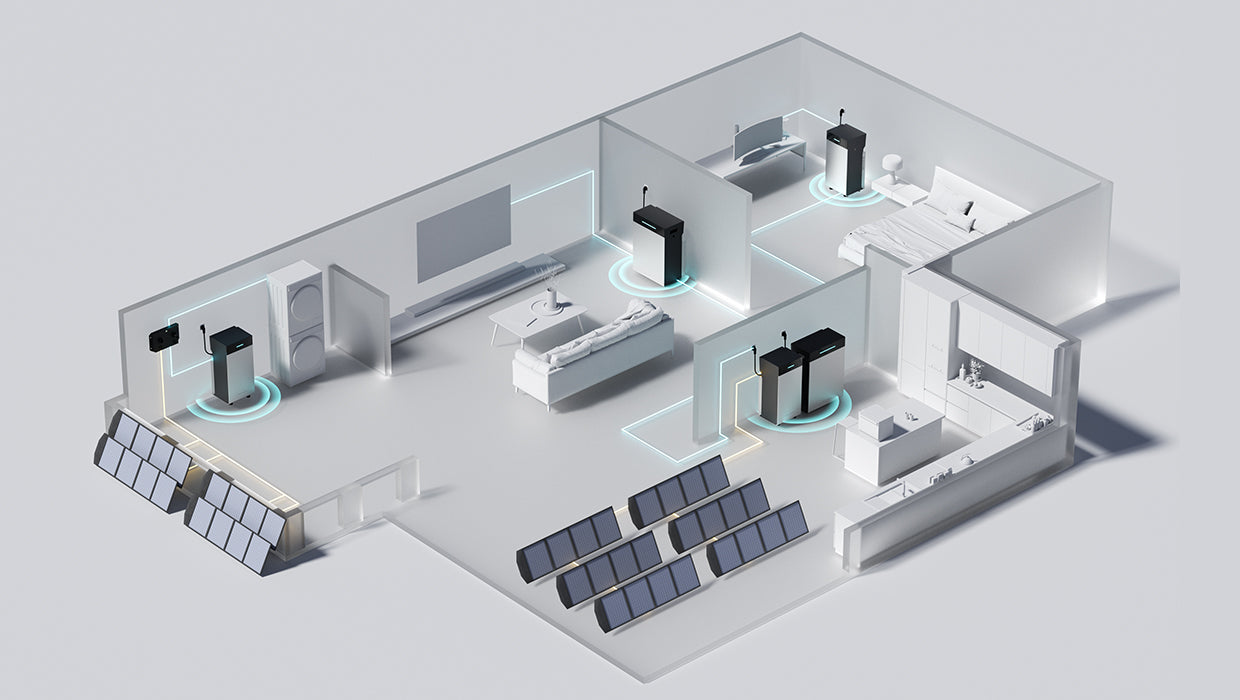 POWISER BS5000 Balcony Solar Storage | 5kWh Battery Power System