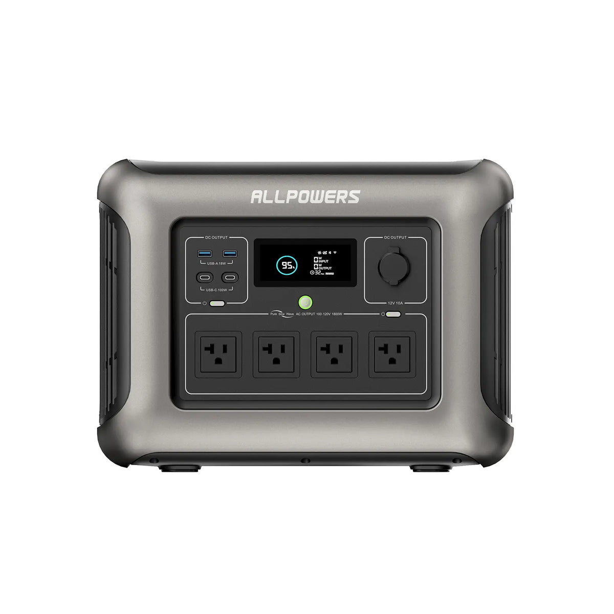 ALLPOWERS R1500 Portable Power Station 1800W 1152Wh LiFePO4 Battery
