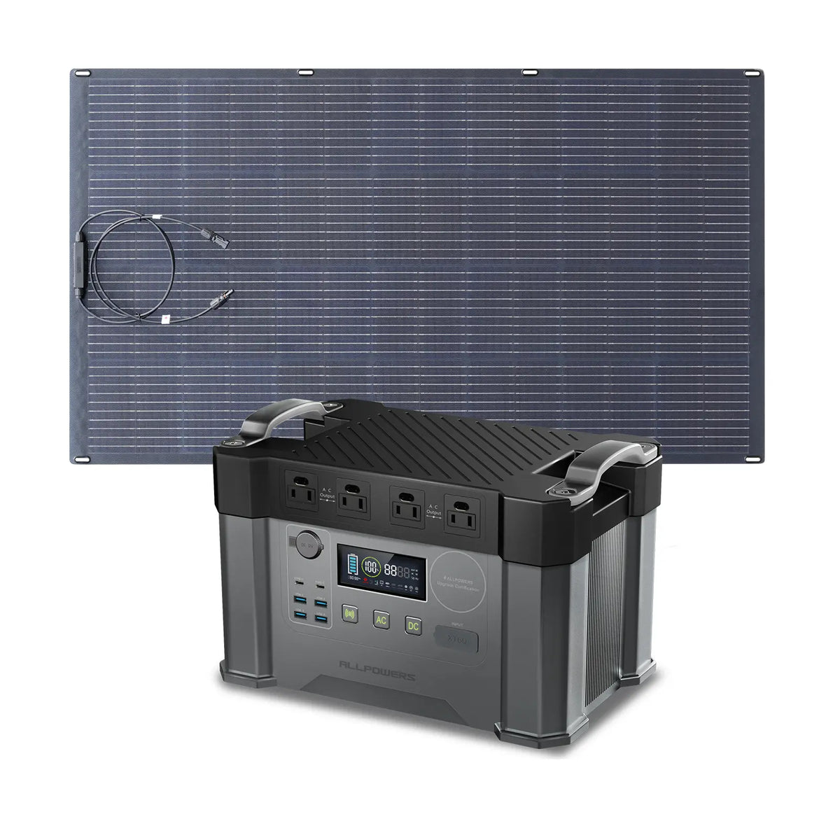 ALLPOWERS S2000 Pro + 200W Solar Panel | 2400W Solar Generator Kit