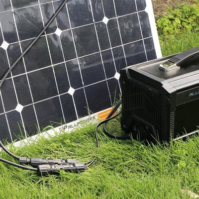 ALLPOWERS Solar Extension Cable With 5521 Connectors (1.5M 16AWG with Solar Connectors)