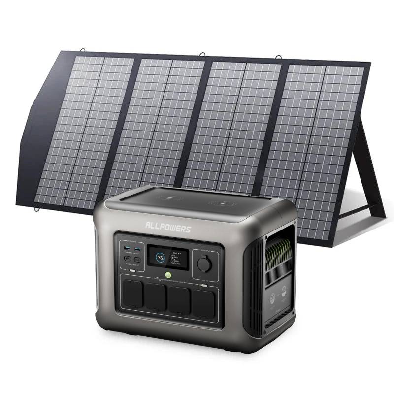 ALLPOWER R1500 LITE + 140W  Solar Panel | 1600W Solar Generator Kit