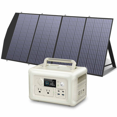 ALLPOWERS R600 Beige Portable Power Station 600W 299Wh LiFePO4 Battery
