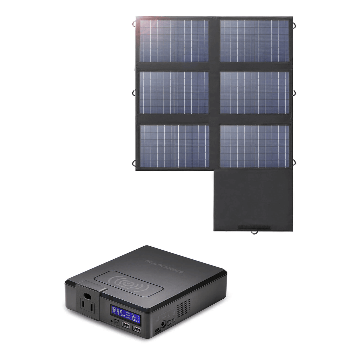 ALLPOWERS S200 with Solar Panel