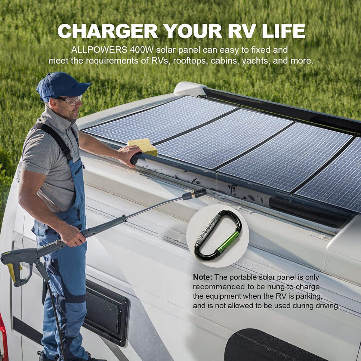 Flash Deal-ALLPOWERS SP037 Polycrystalline Portable Solar Panel 400W