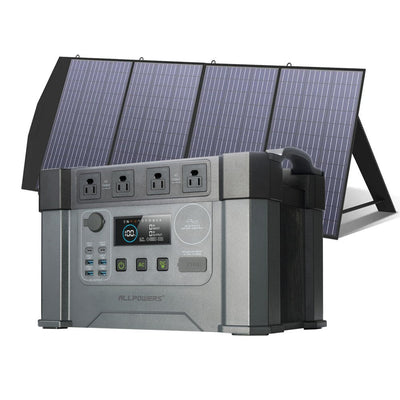ALLPOWERS S2000 Pro + 200W Solar Panel | 2400W Solar Generator Kit