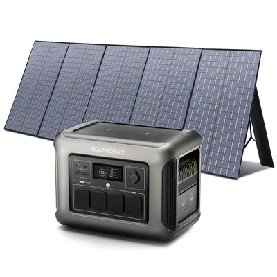 ALLPOWERS R1500 Portable Power Station 1800W 1152Wh LiFePO4 Battery