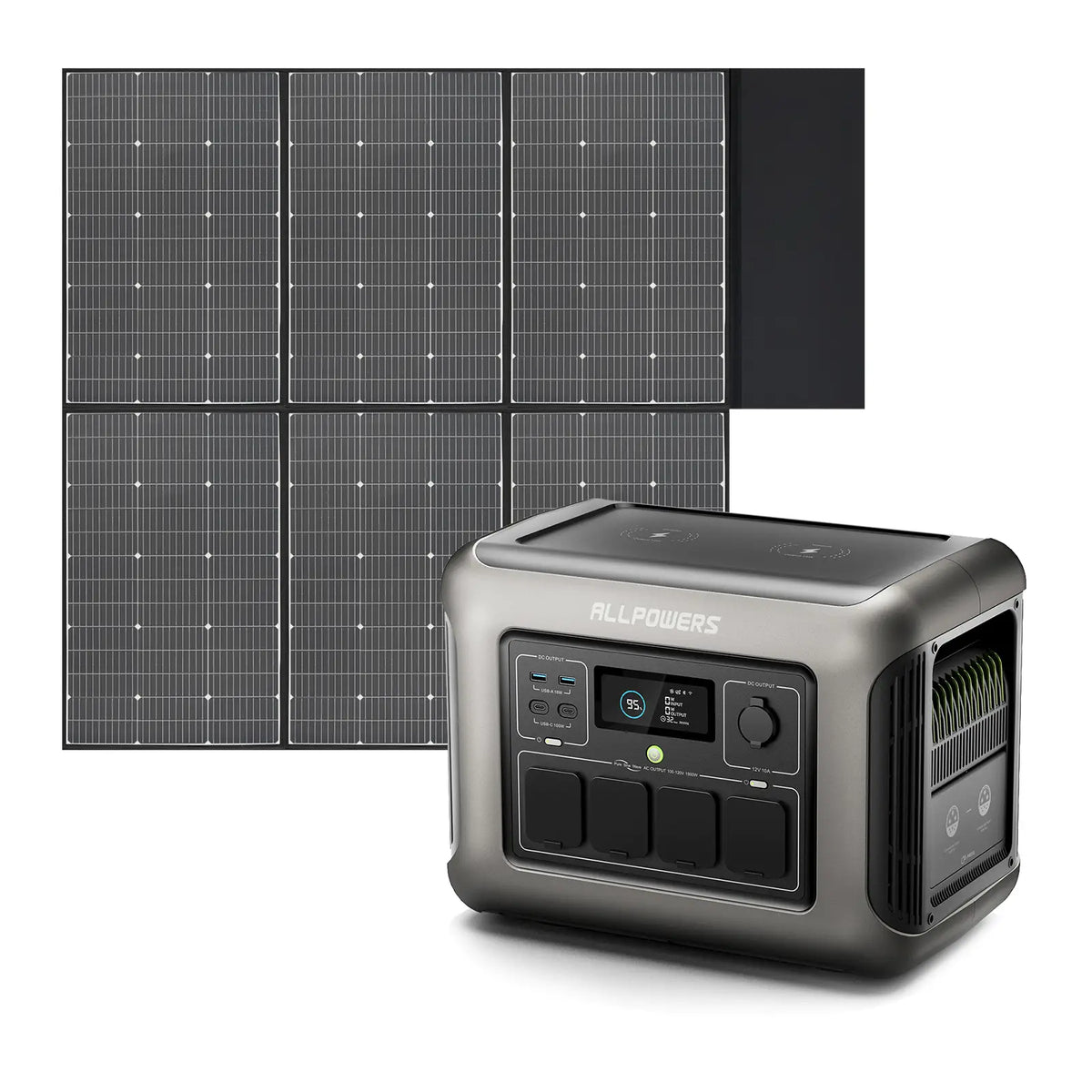 ALLPOWERS R1500 Portable Power Station 1800W 1152Wh LiFePO4 Battery