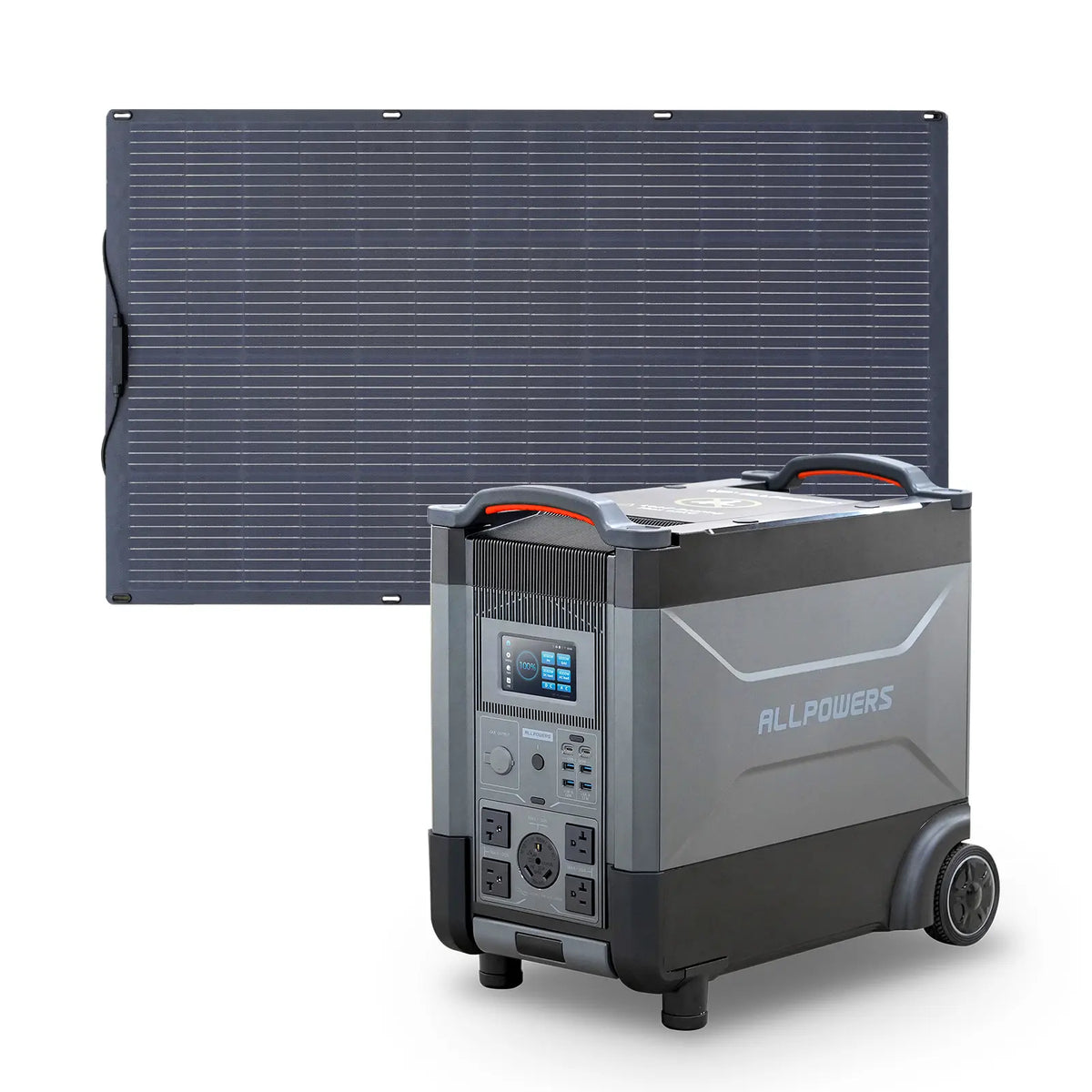 ALLPOWERS Solar Generator Kit 3600W (R4000 + SF200 200W Flexible Solar Panel)