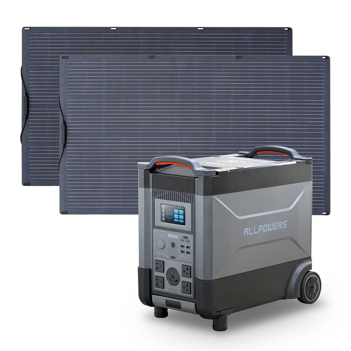 ALLPOWERS Solar Generator Kit 3600W (R4000 + SF200 200W Flexible Solar Panel)