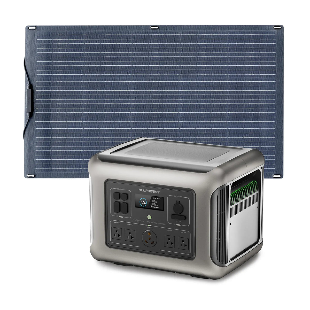 ALLPOWERS R2500 V2 + 100W Solar Panel | 2500W Solar Generator Kit