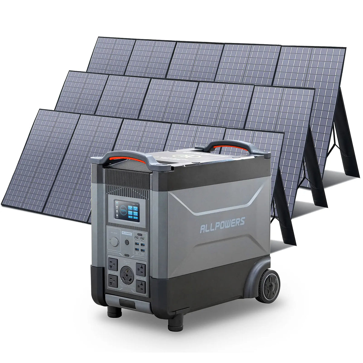 ALLPOWERS Solar Generator Kit 3600W (R4000 + SP037 400W  Solar Panel)