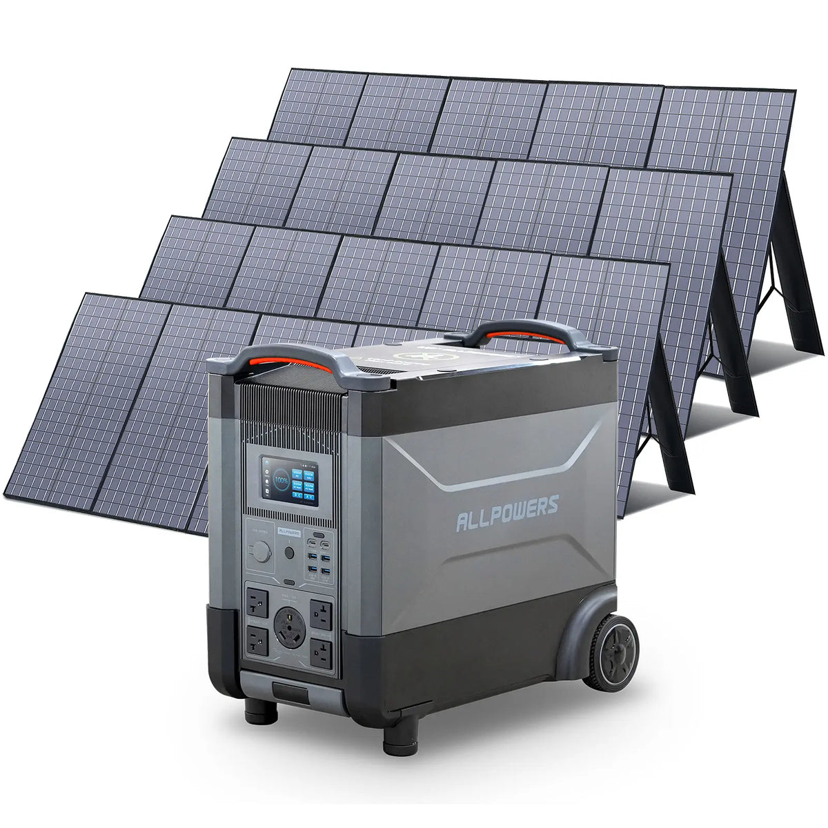 ALLPOWERS Solar Generator Kit 3600W (R4000 + SP037 400W  Solar Panel)
