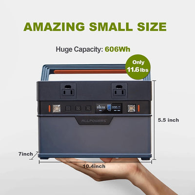 ALLPOWERS S700 Portable Power Station 700W 606Wh