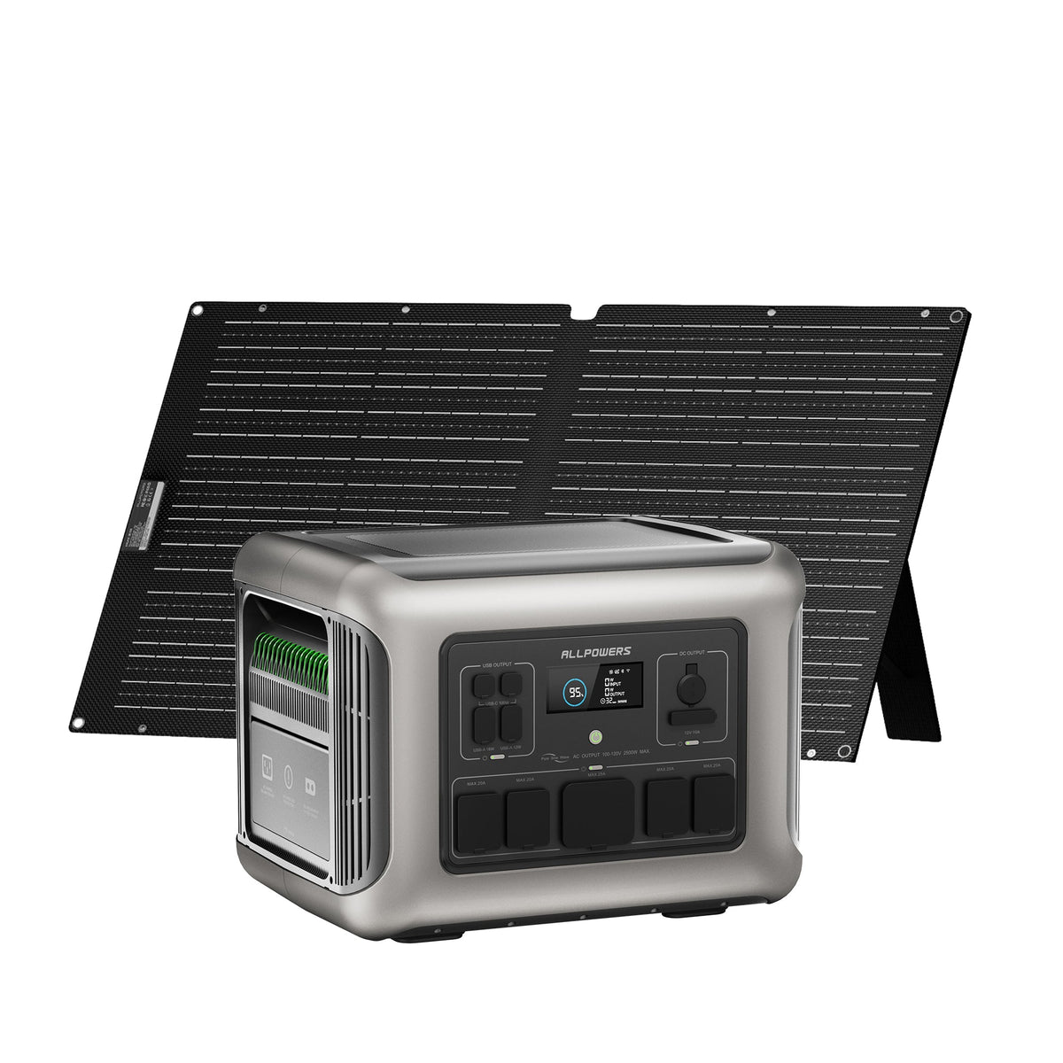 ALLPOWERS R2500 V2 + 100W Solar Panel | 2500W Solar Generator Kit