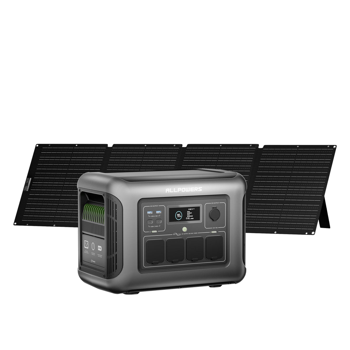 ALLPOWERS R1500 LITE + 200W Solar Panel |  1600W Solar Generator Kit